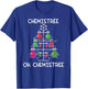 Chemistree Ugly Christmas Tree Sweater Chemistry Science Pun T-Shirt - T-Shirt | Royal