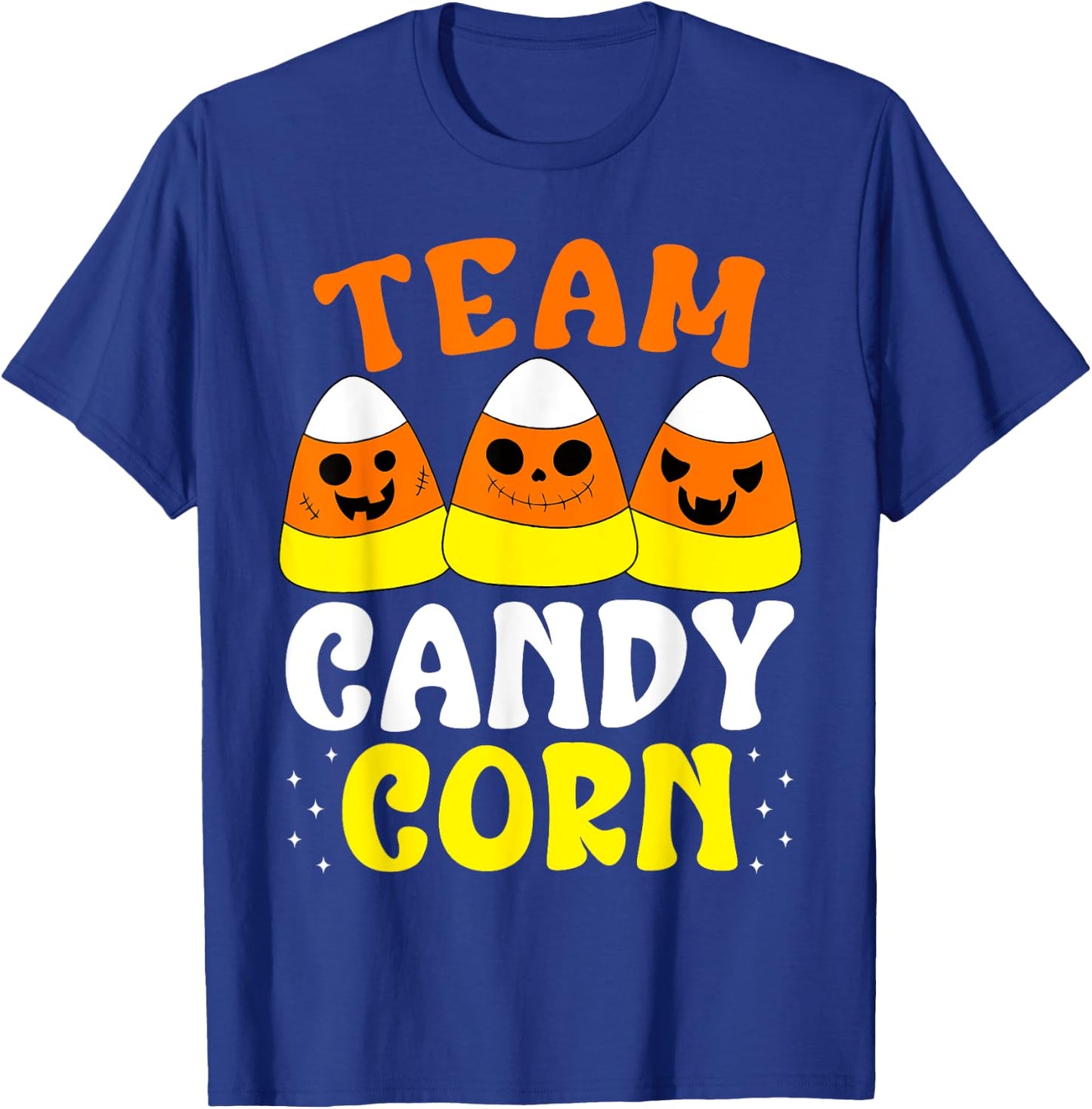 Team Candy Corn Funny Halloween T-Shirt - T-Shirt | Royal