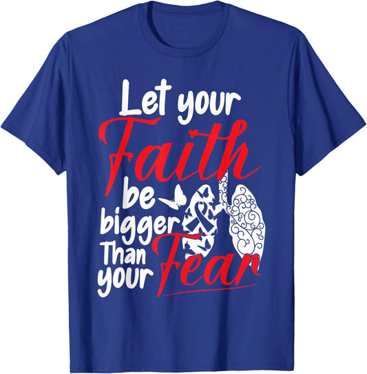 Lung Cancer Warrior T-Shirt - T-Shirt | Royal