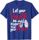 Lung Cancer Warrior T-Shirt - T-Shirt | Royal