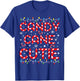 Candy Cane Cutie Funny Christmas Kids Toddler Xmas Pajamas T-Shirt - T-Shirt | Royal