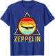 Vintage Retro Zeppelin - 70s 80s Dirigible Airship Blimp T-Shirt - T-Shirt | Royal