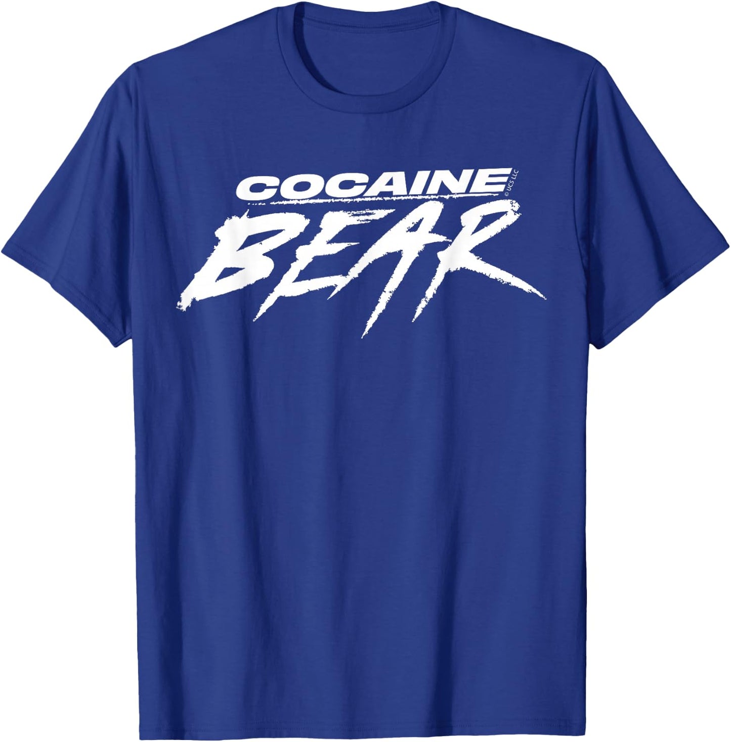 Cocaine Bear Black and White Logo T-Shirt - T-Shirt | Royal