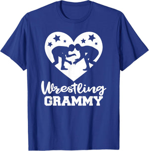 Wrestling Grammy Funny Wrestler Athlete Grammy T-Shirt - T-Shirt | Royal