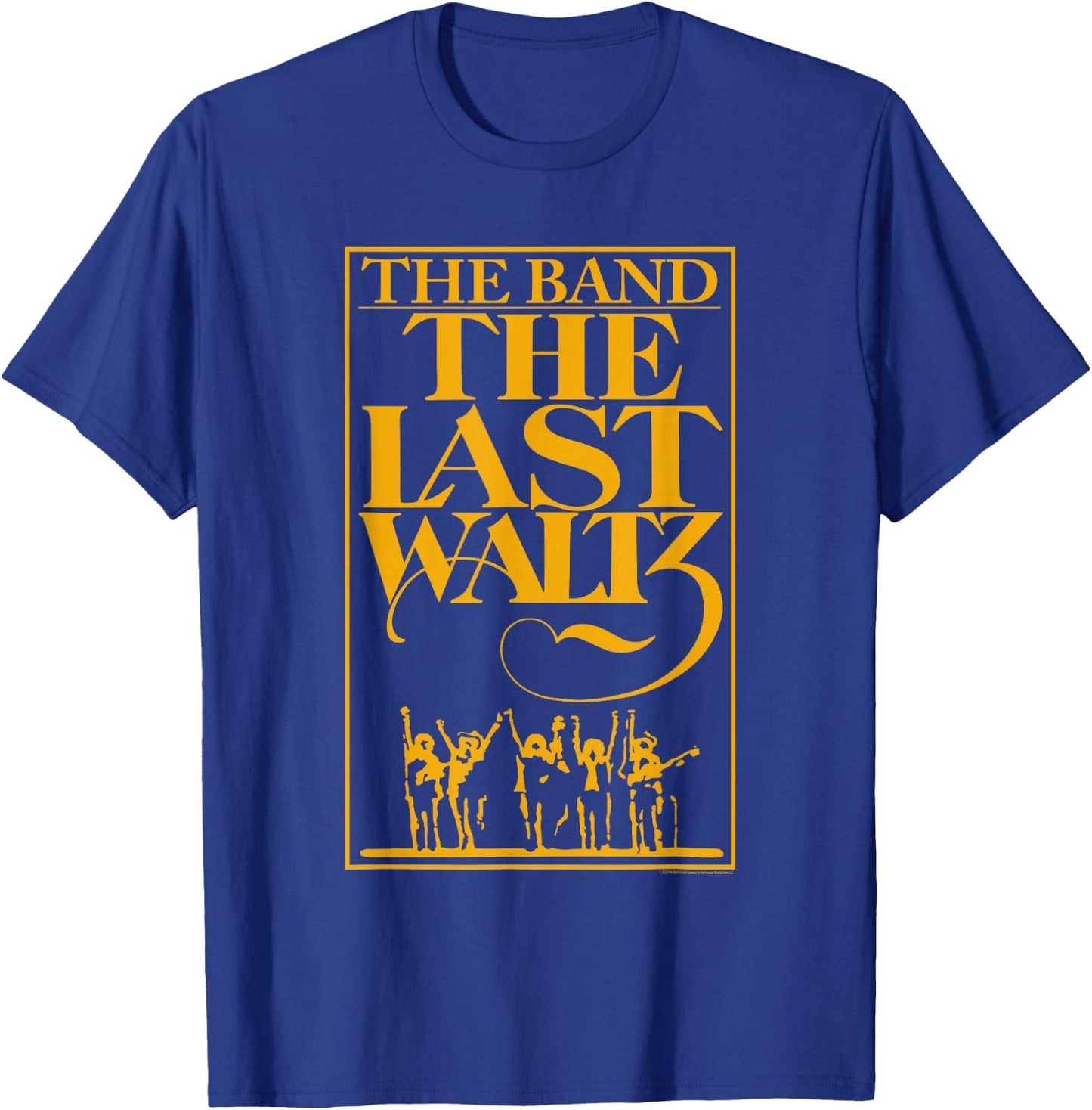The Band The Last Waltz Yellow Logo T-Shirt - T-Shirt | Royal