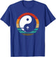 Yin Yang Retro Style Vintage T-Shirt - T-Shirt | Royal