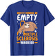 Mostly Running On Empty Multiple Sclerosis Warrior T-Shirt - T-Shirt | Royal