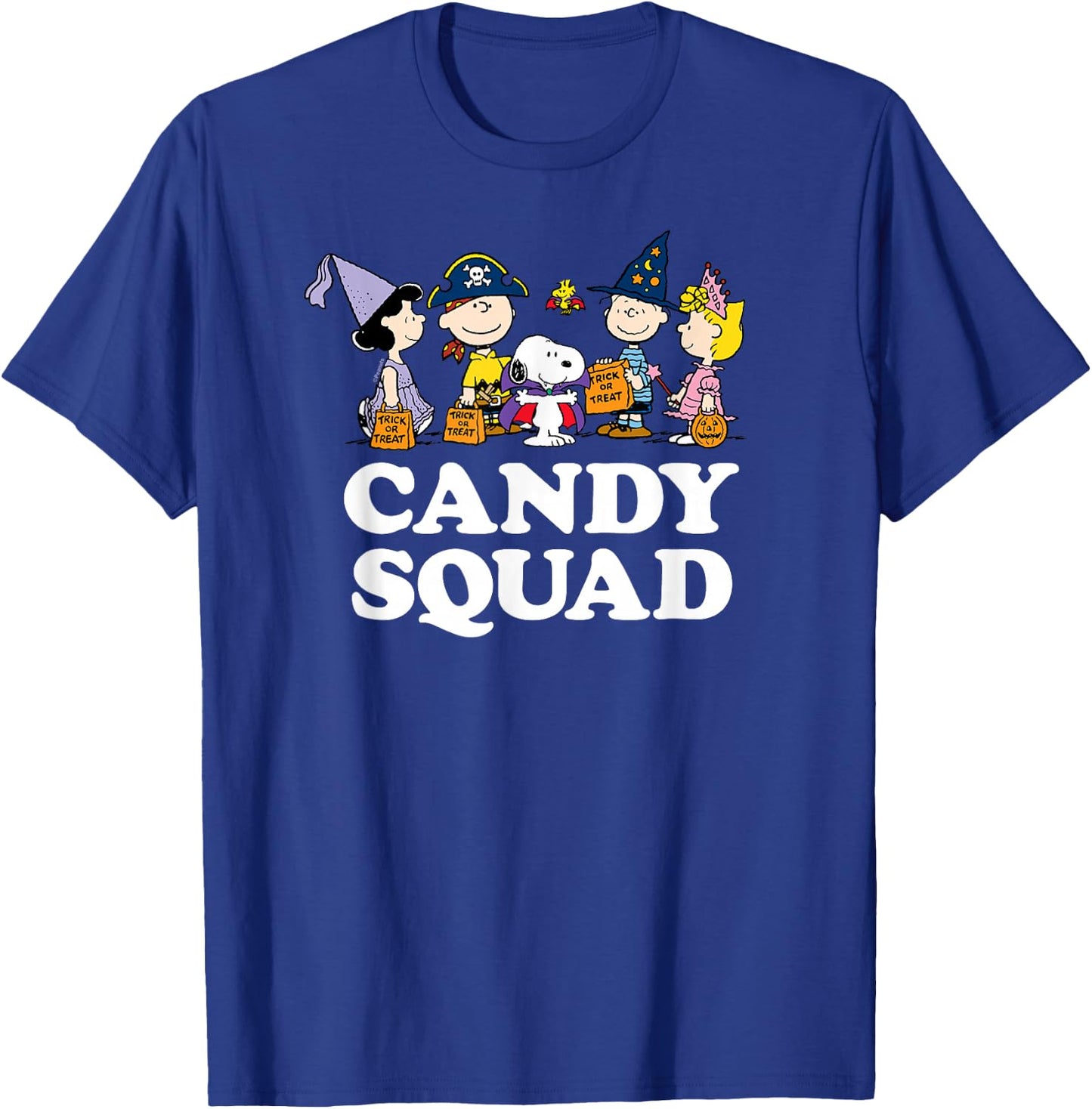 Peanuts - Halloween Candy Squad T-Shirt - T-Shirt | Royal