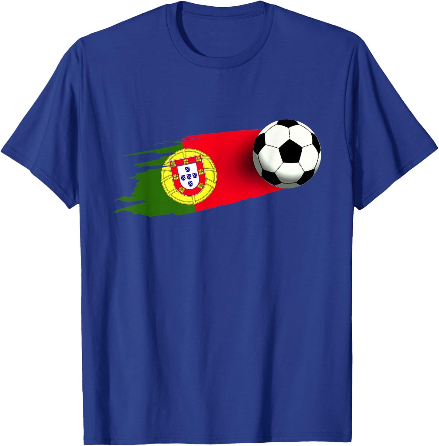 Portugal Flag Jersey Portuguese Soccer Team Portuguese T-Shirt - T-Shirt | Royal