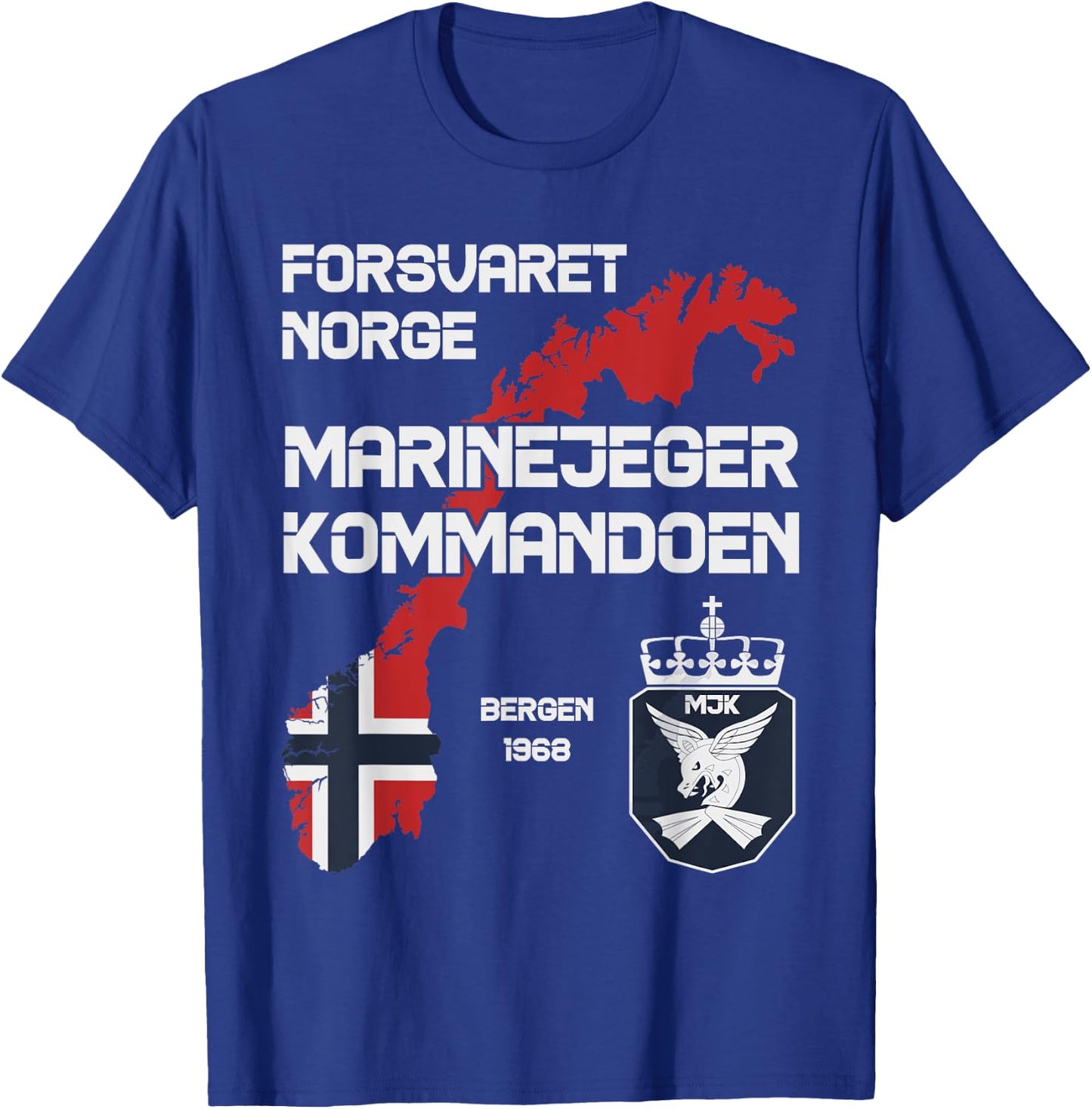Norwegian Military Special Force Marinejeger Norway Army T-Shirt - T-Shirt | Royal