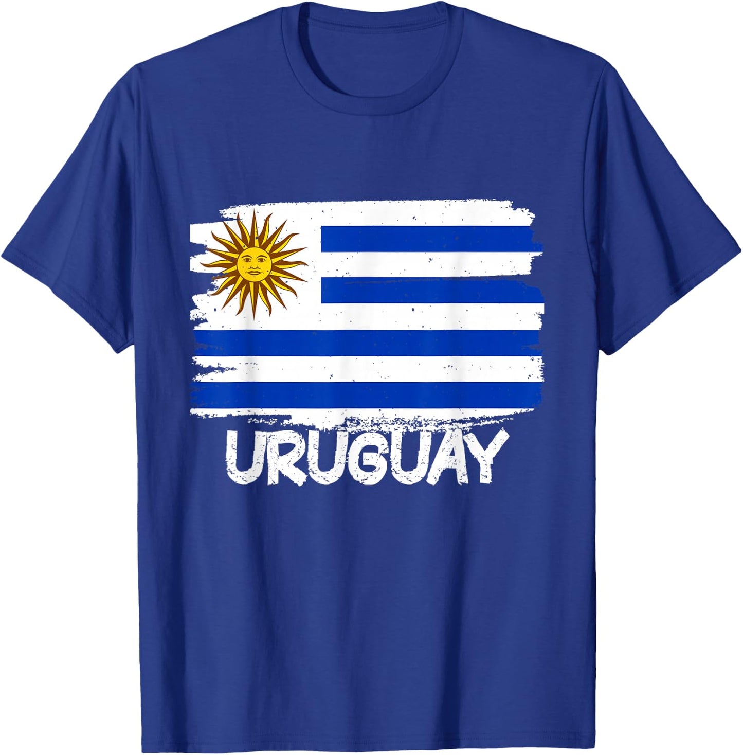 Cool Uruguay Flag T-Shirt - T-Shirt | Royal