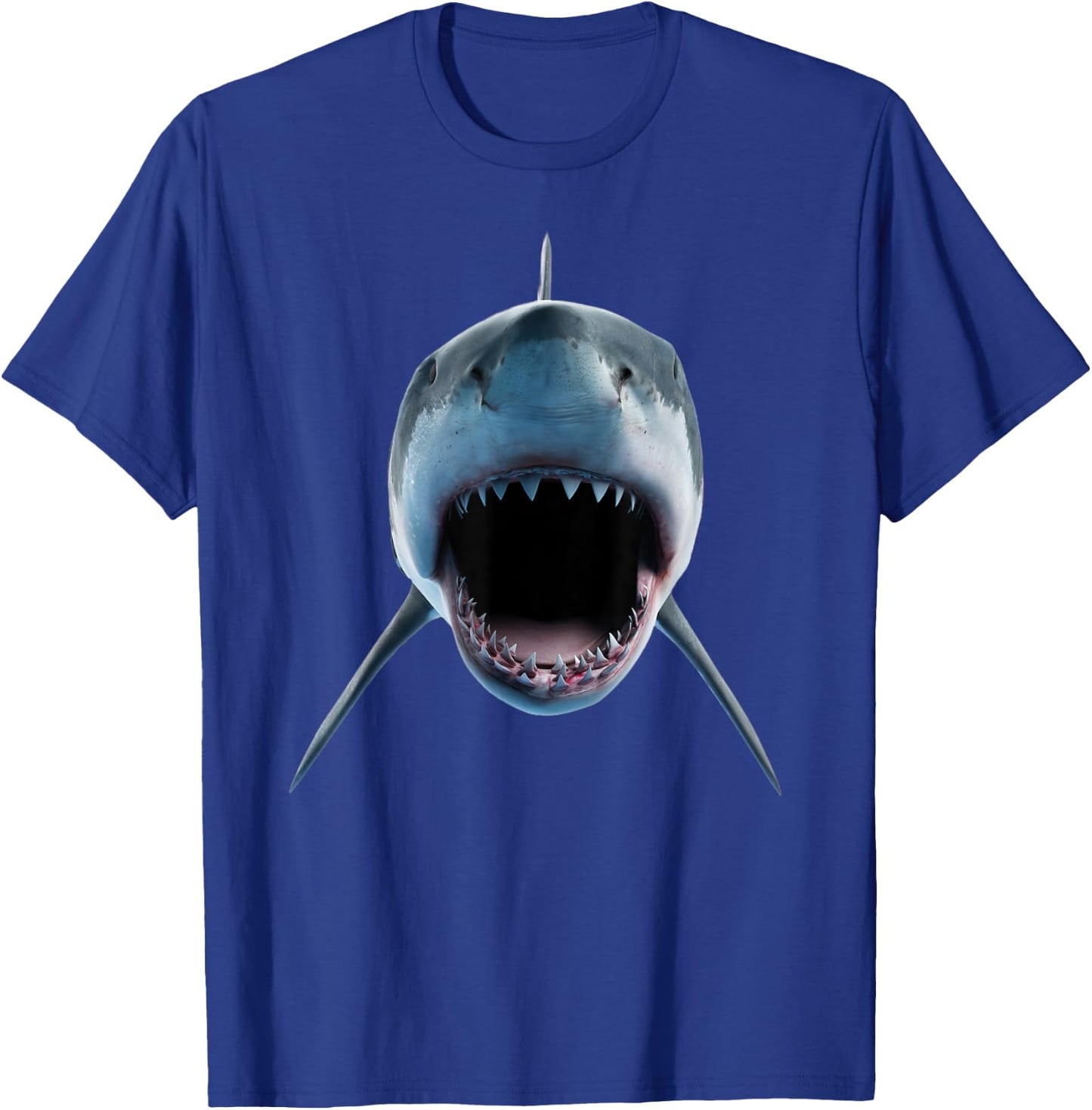 realistic great white shark Attack for lovers of Fish Ocean T-Shirt - T-Shirt | Royal