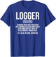 Logger Definition Lumberjack Logging Loggers T-Shirt - T-Shirt | Royal