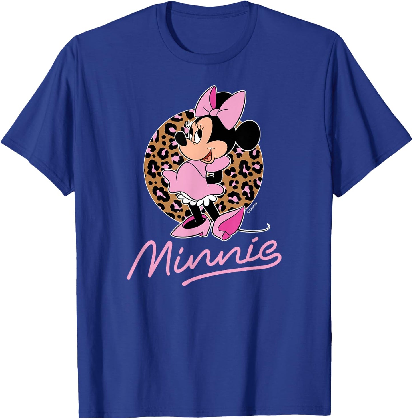 Disney - Minnie Leopard Print T-Shirt - T-Shirt | Royal
