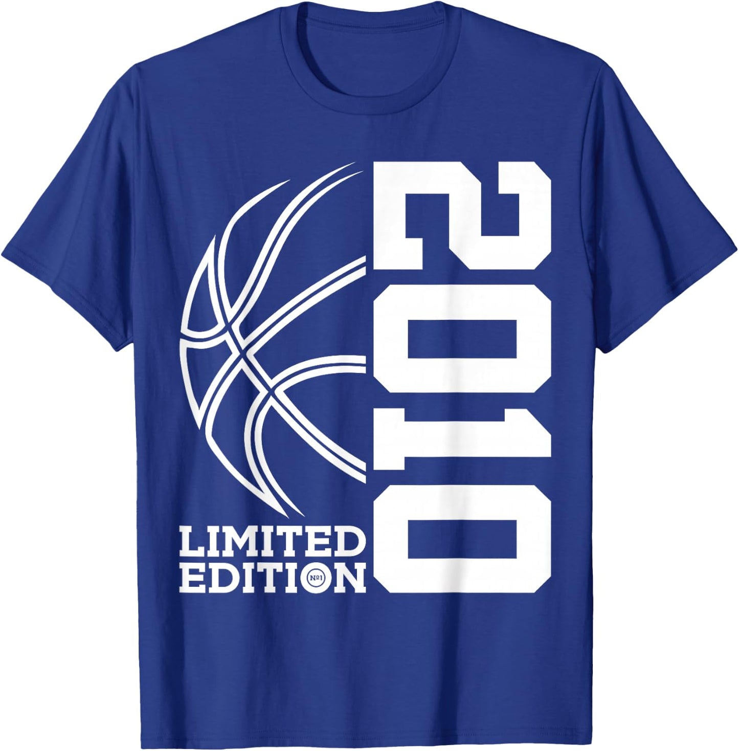 16th BIRTHDAY BASKETBALL LIMITED EDITION 2010 T-Shirt - T-Shirt | Royal