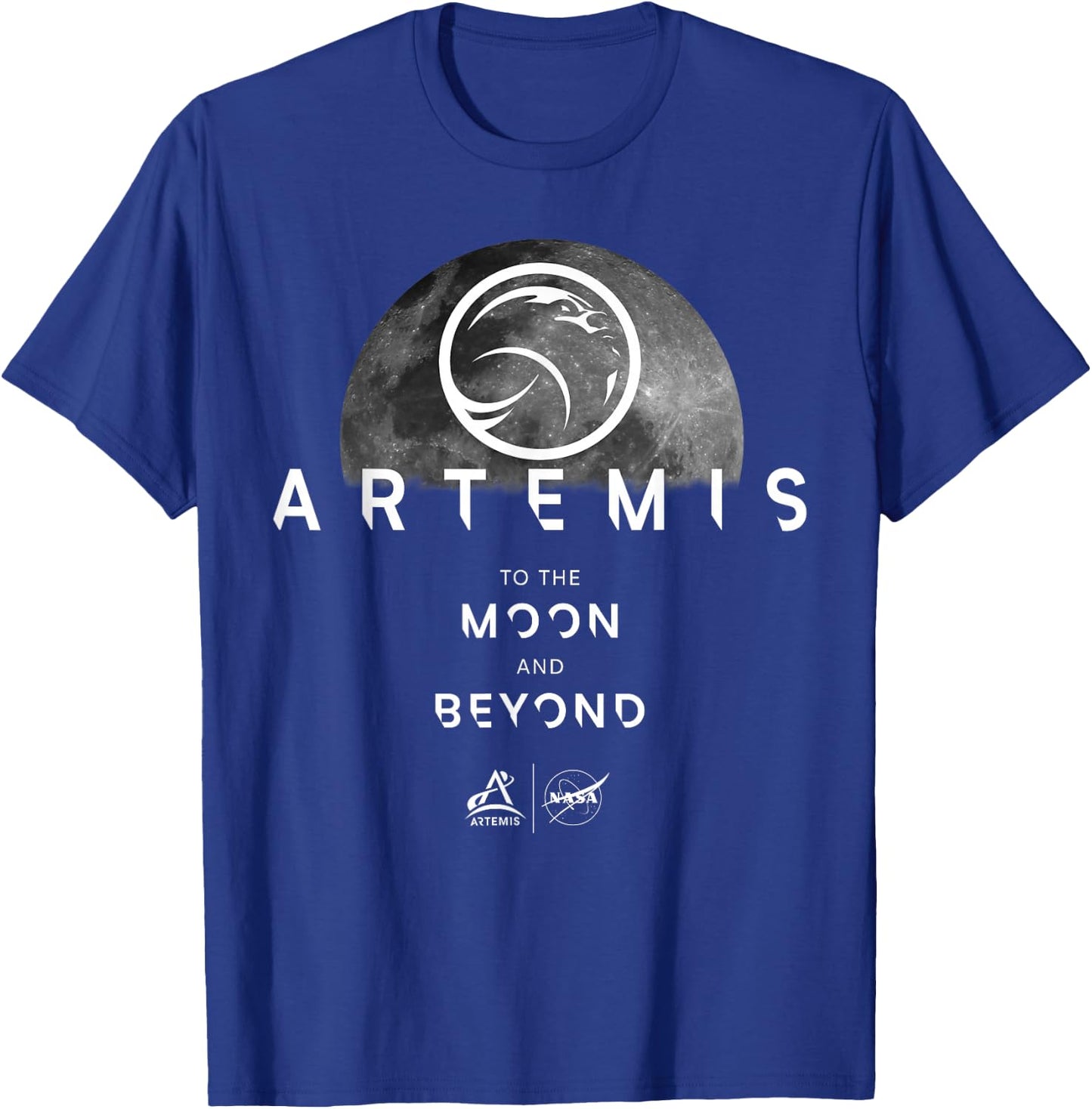 NASA Artemis To The Moon and Beyond T-Shirt - T-Shirt | Royal