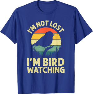 Cool Bird Watching Design Women Bird Watcher Birder T-Shirt - T-Shirt | Royal