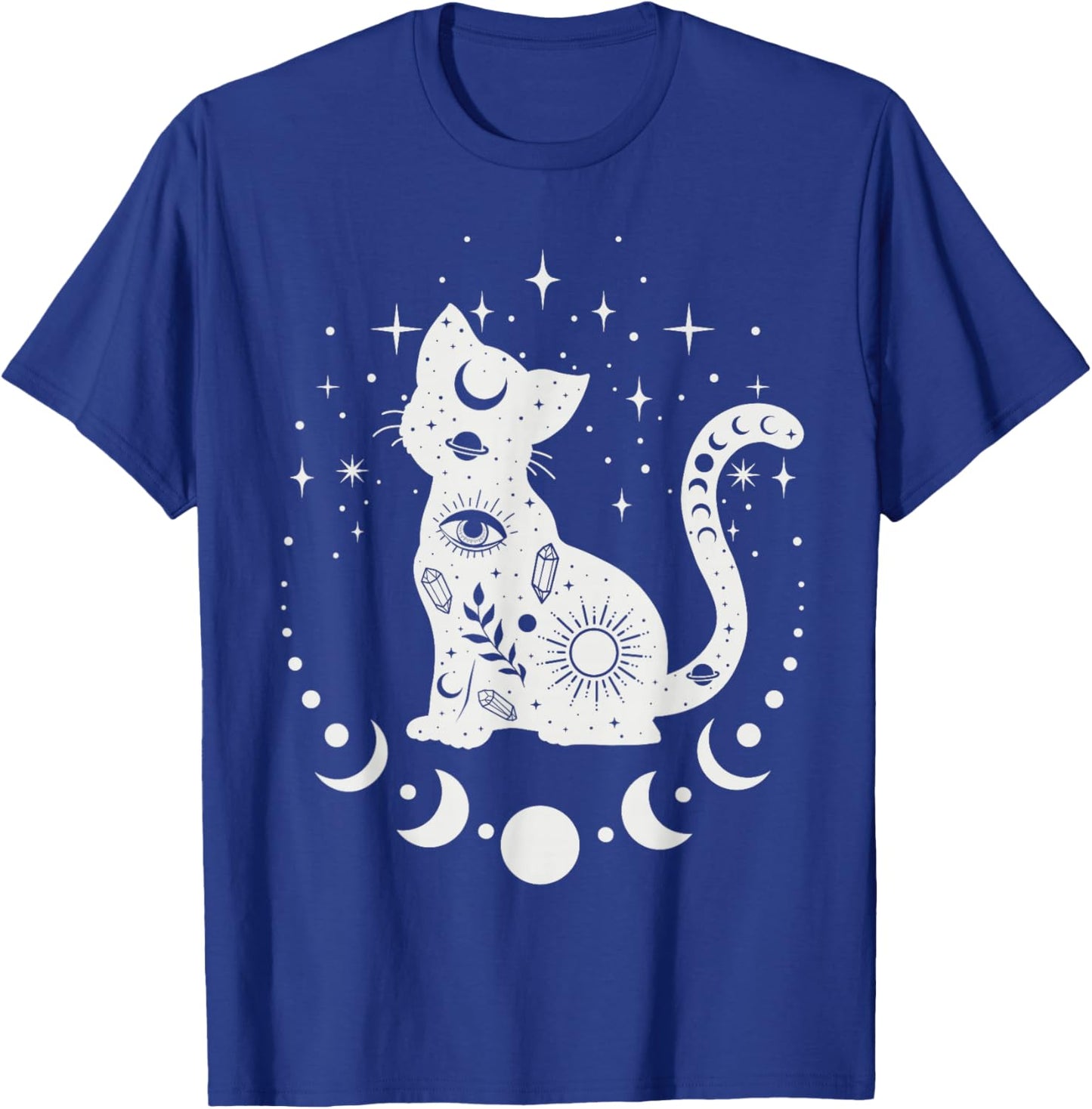 Celestial Cat, Astrology Cat, Spiritual Cat T-Shirt - T-Shirt | Royal