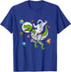 Astronaut Riding T Rex Dinosaur OuterSpace Galaxy T-Shirt - T-Shirt | Royal