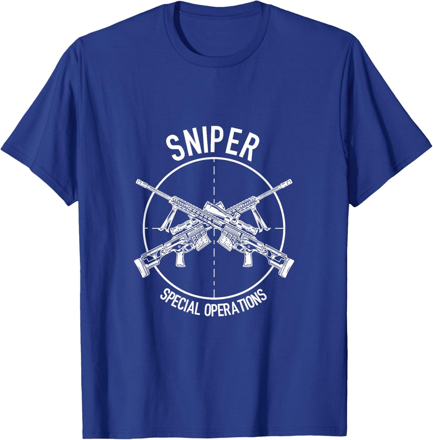 Special Operations Sniper Forces USA Military T-Shirt - T-Shirt | Royal