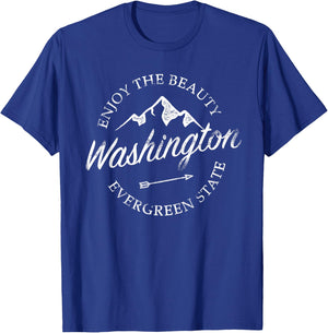Washington Evergreen State T-Shirt - T-Shirt | Royal