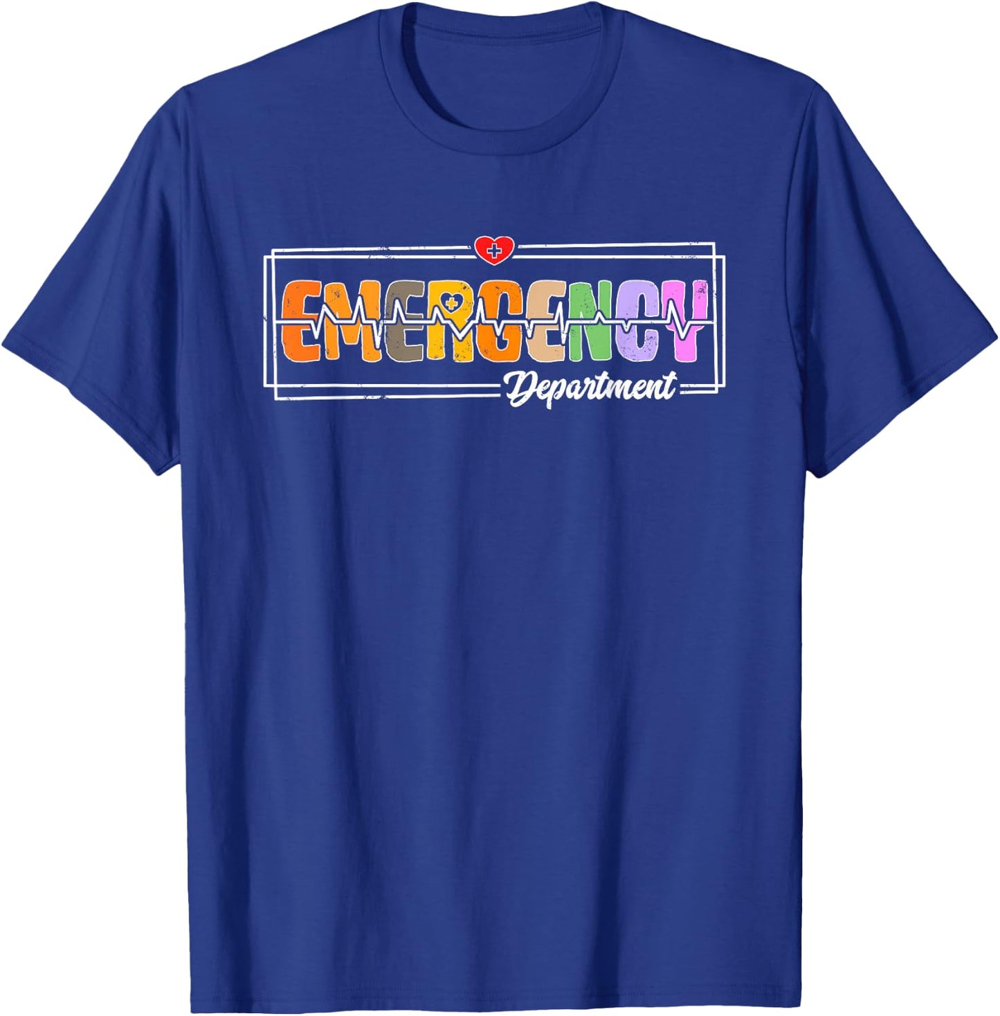 Emergency Department Healthcare Nurses ER Nurse Practitioner T-Shirt - T-Shirt | Royal