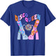 Disco Queen 70's Disco Themed Vintage Seventies Costume T-Shirt - T-Shirt | Royal