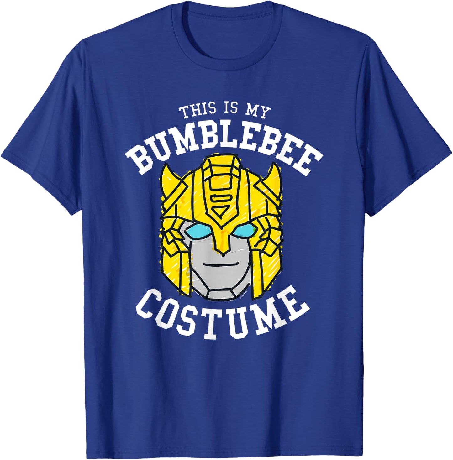 Transformers Halloween This Is My Bumblebee Costume T-Shirt - T-Shirt | Royal