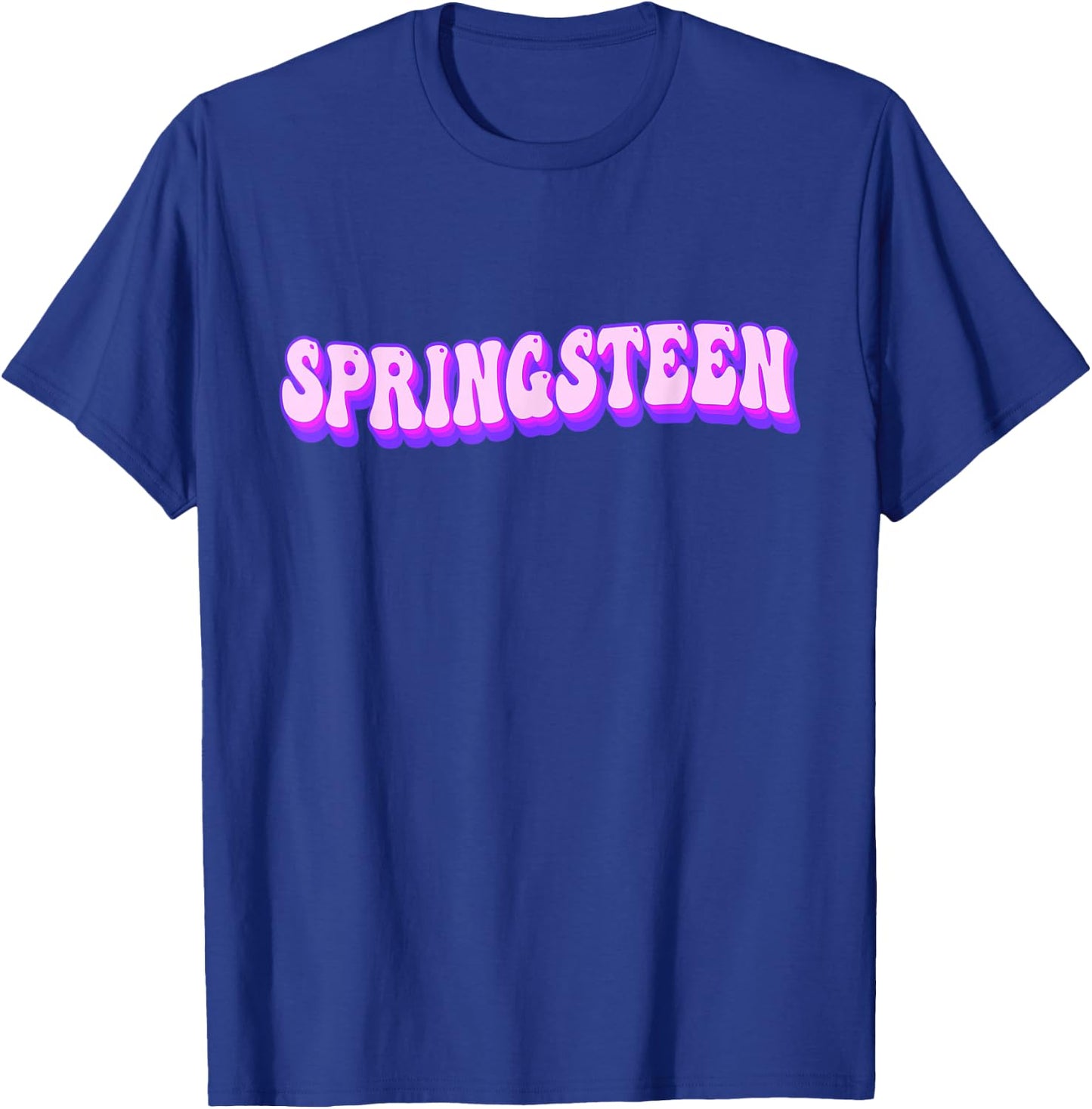 Springsteen Rock Fan Inspired T-Shirt - T-Shirt | Royal