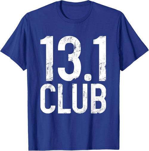 13.1 Club Half Marathon Vintage Marathoner Running Runner