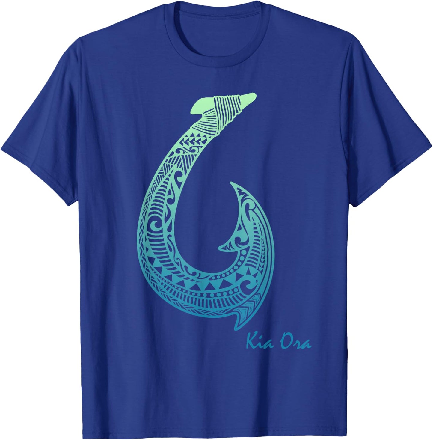 Kia Ora New Zealand Ornamental Culture Haka Symbol T-Shirt - T-Shirt | Royal