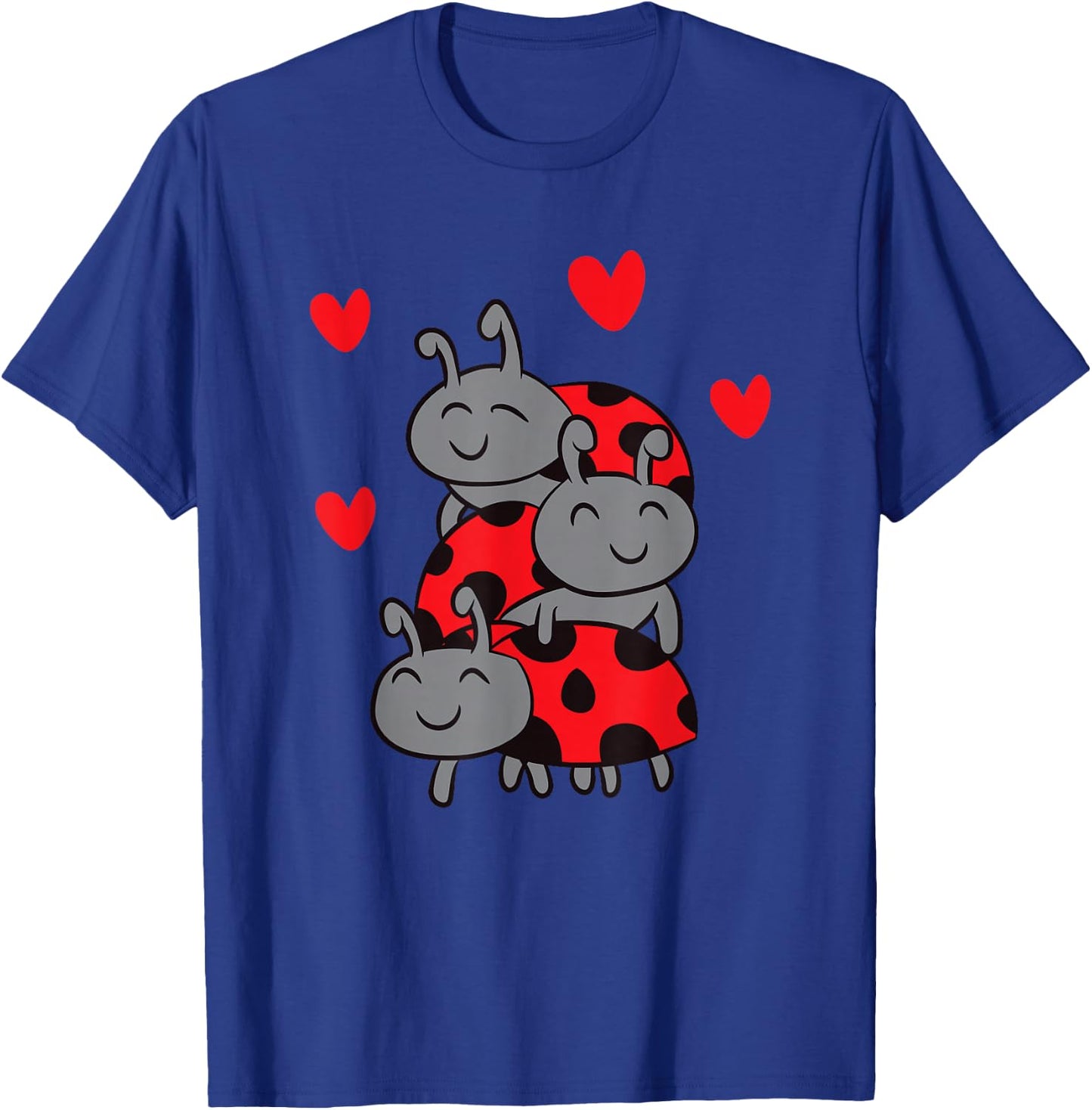 Ladybugs Love Cute Insect Love Ladybugs T-Shirt - T-Shirt | Royal