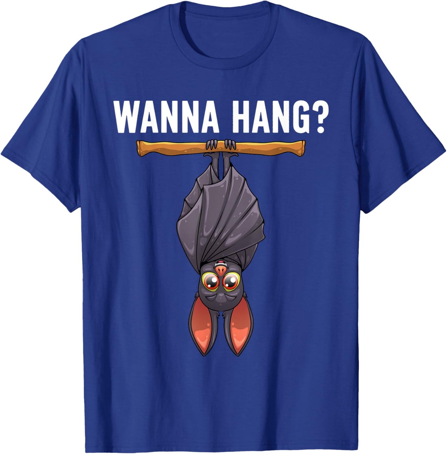 Funny Bat Design Women Nocturnal Bird Bat Lovers T-Shirt - T-Shirt | Royal