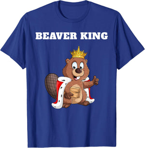 Beaver King | Beaver | Boys Beaver T-Shirt - T-Shirt | Royal