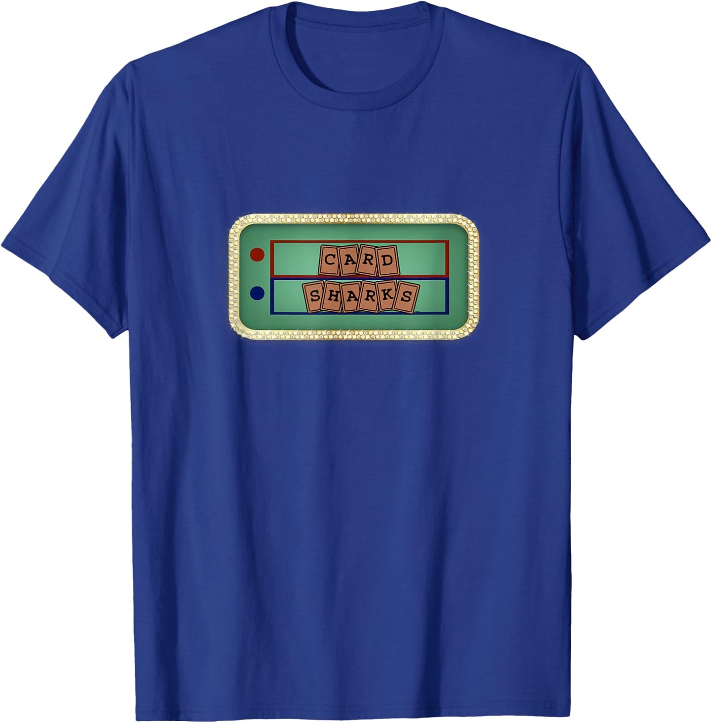 Vintage Card Sharks T-Shirt - T-Shirt | Royal
