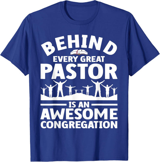 Funny Pastor Appreciation Art Women Christian Priest T-Shirt - T-Shirt | Royal