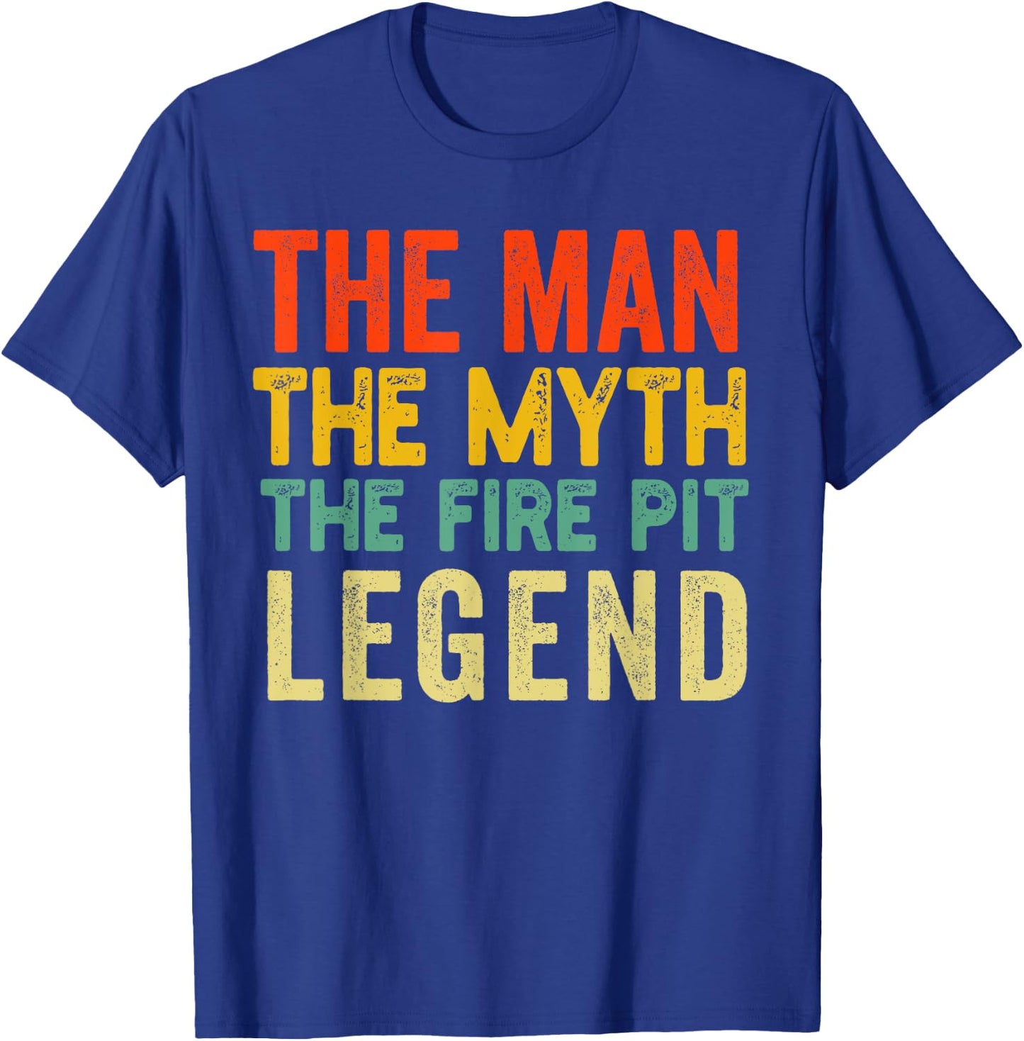 Fire Pit Bonfire Campfire Lover Men Camping Lover T-Shirt - T-Shirt | Royal