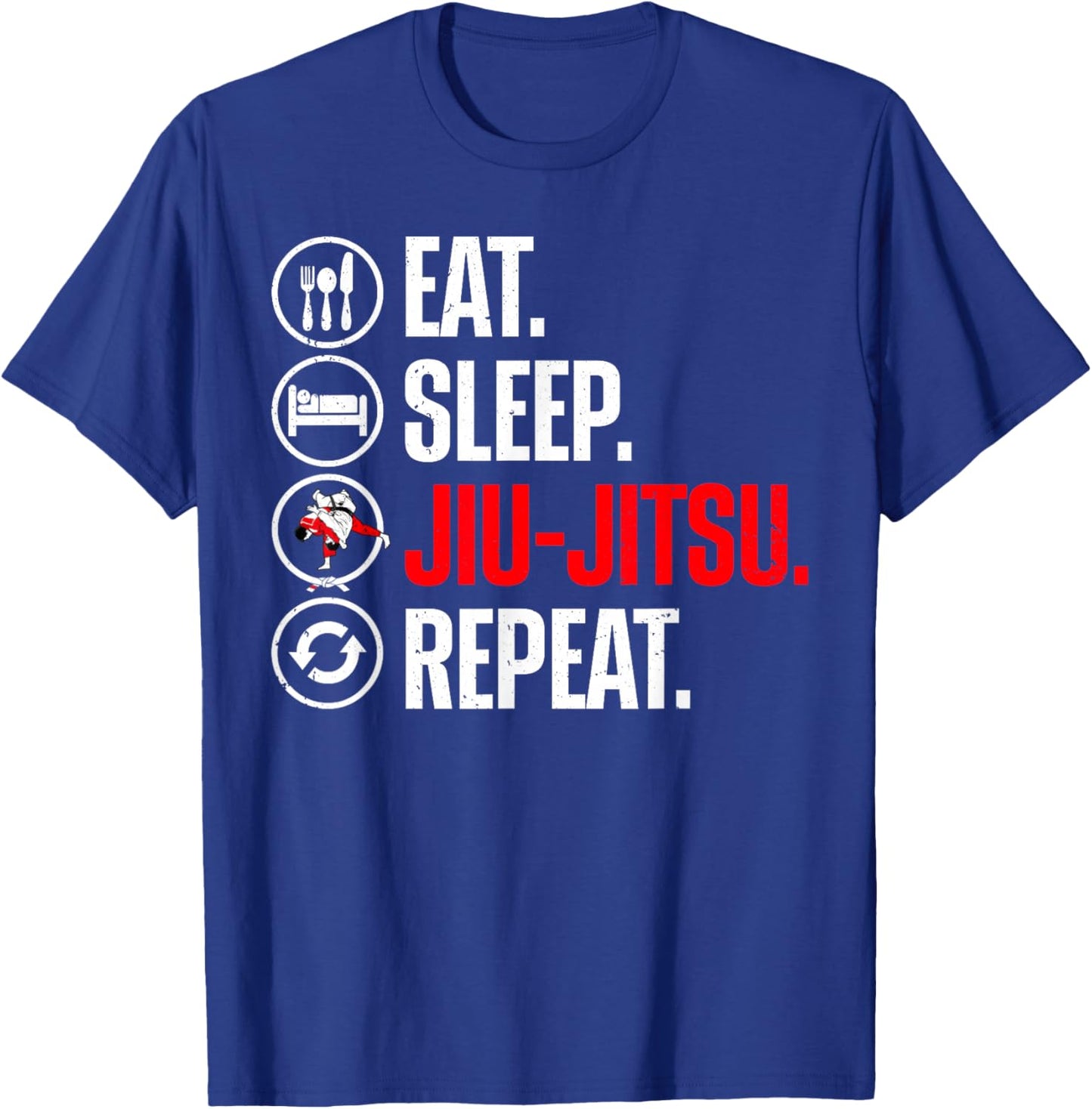 Funny Jiu Jitsu Design Women Kids Martial Arts Lover Small T-Shirt - T-Shirt | Royal