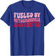 Funny Biology Teacher Science Fueled By Mitochondria Coffee T-Shirt - T-Shirt | Royal
