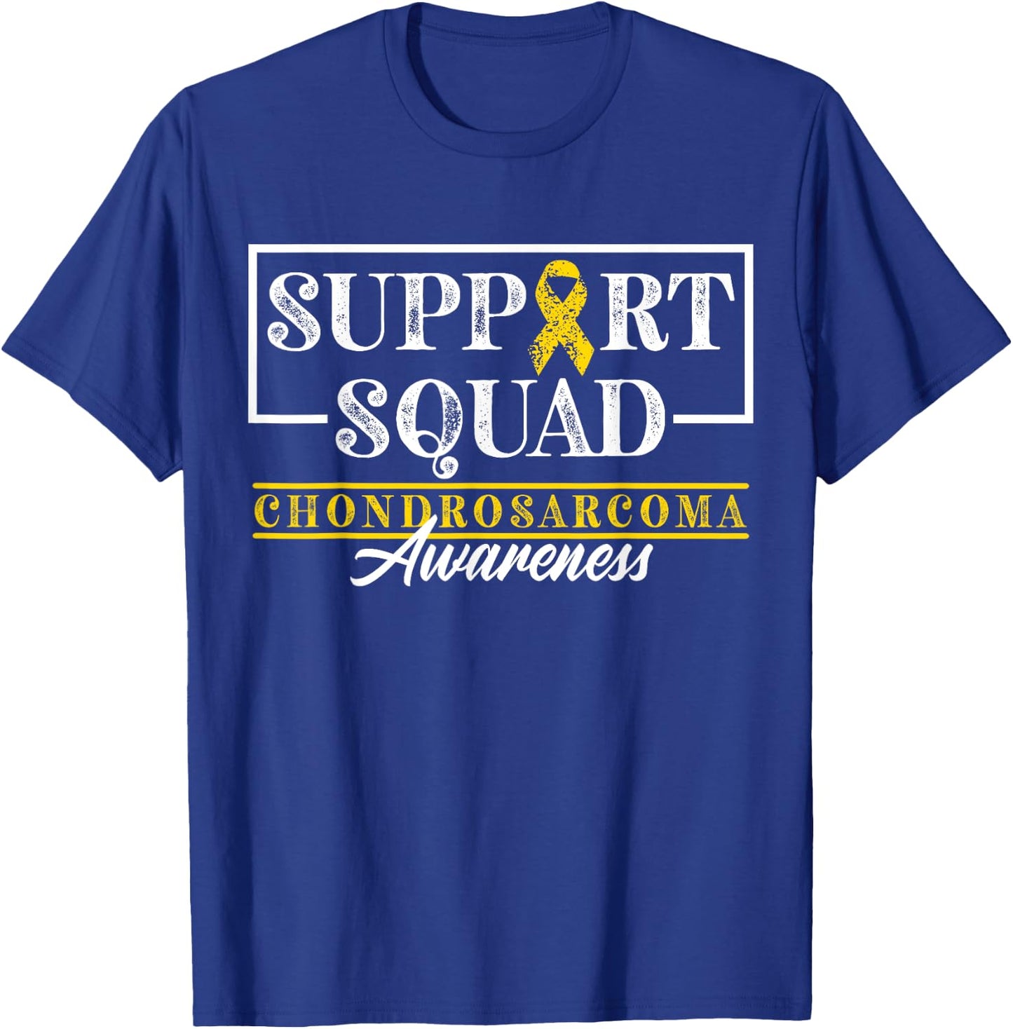 Bone Cancer I Support Awareness Squad I Chondrosarcoma T-Shirt - T-Shirt | Royal