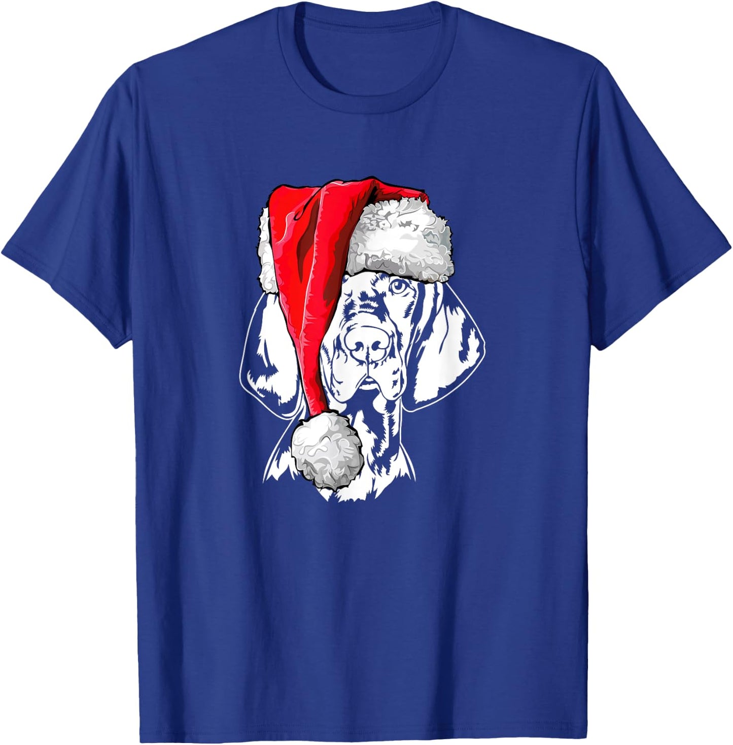 Funny Santa Hungarian Vizsla Christmas dog mom dog T-Shirt - T-Shirt | Royal