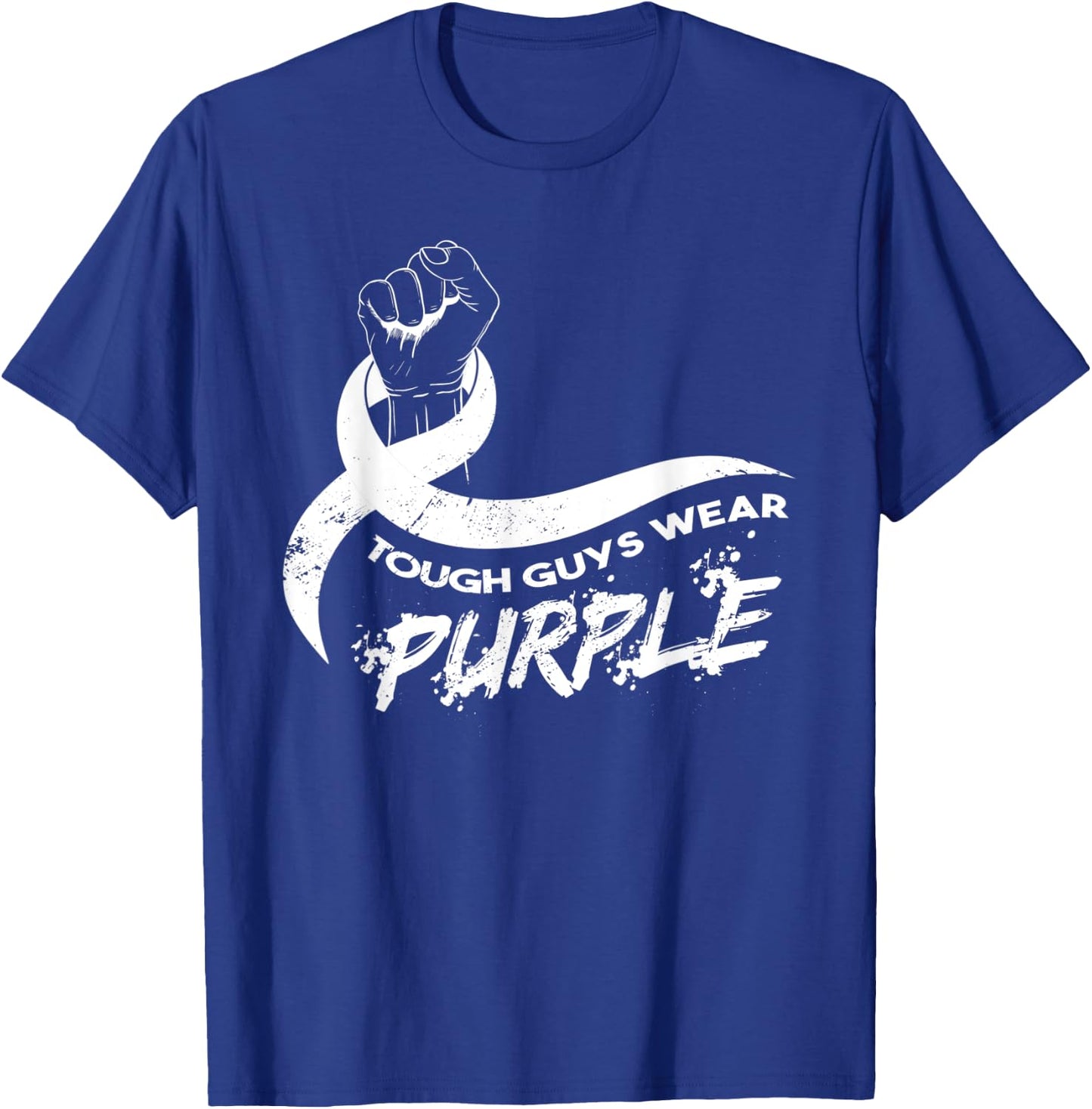 Tough Guys Wear Purple T-Shirt - T-Shirt | Royal