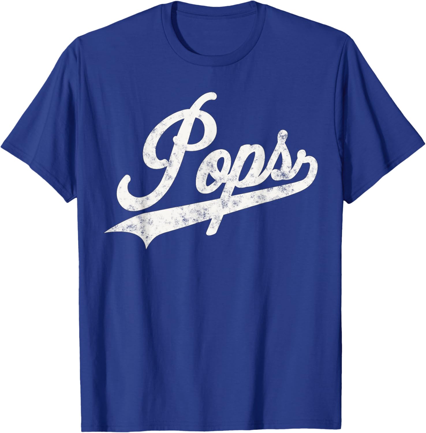 Pops Vintage Retro Style Father’s day Gift Papa Grandpa T-Shirt - T-Shirt | Royal