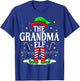 The Grandma Elf Funny Xmas Elf Matching Family Christmas T-Shirt - T-Shirt | Royal