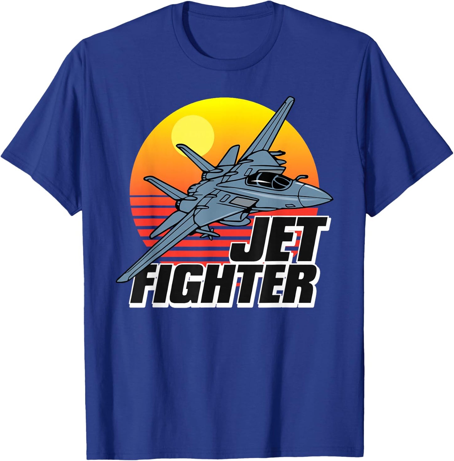 Born to Fly Fighter Jet Plane Kids Boys Airplane T-Shirt - T-Shirt | Royal