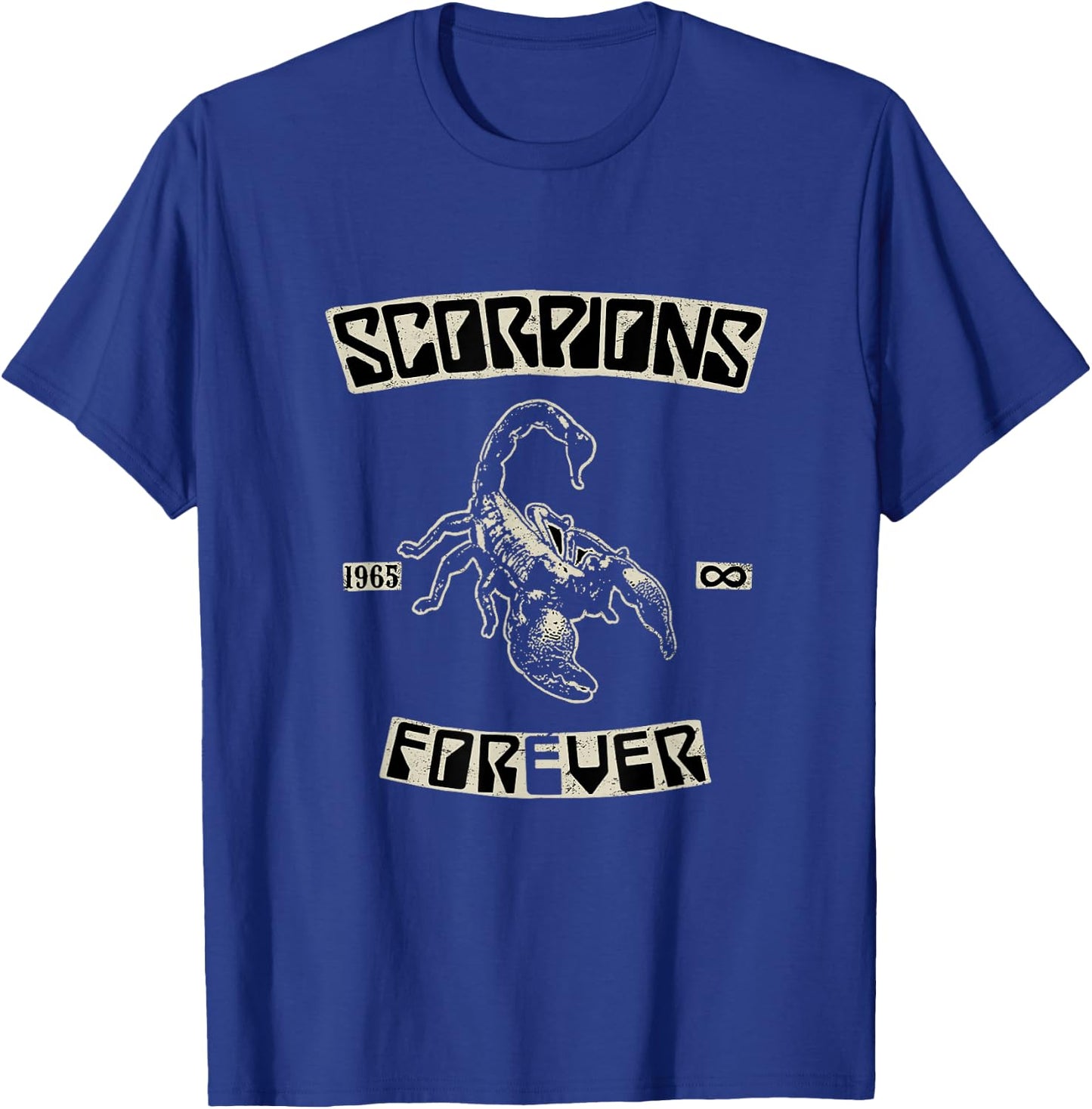 Official Scorpions Forever Since 1965 Black T-Shirt - T-Shirt | Royal