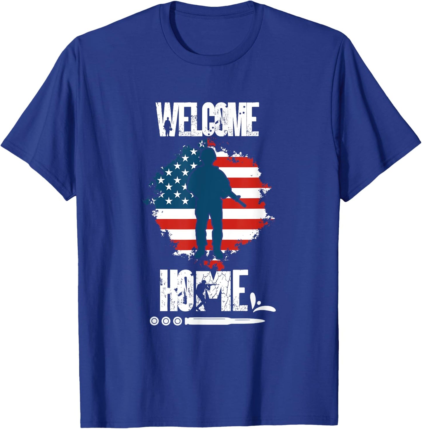 Welcome Home Soldier Homecoming Military T-Shirt - T-Shirt | Royal