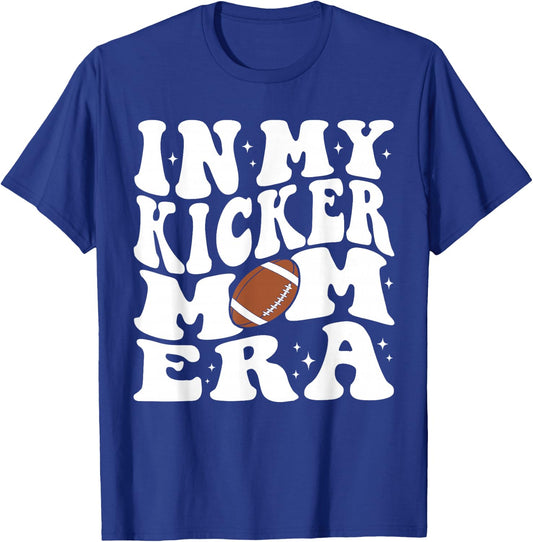 In My kicker Mom Football Era kicker Mama Football Christmas T-Shirt - T-Shirt | Royal