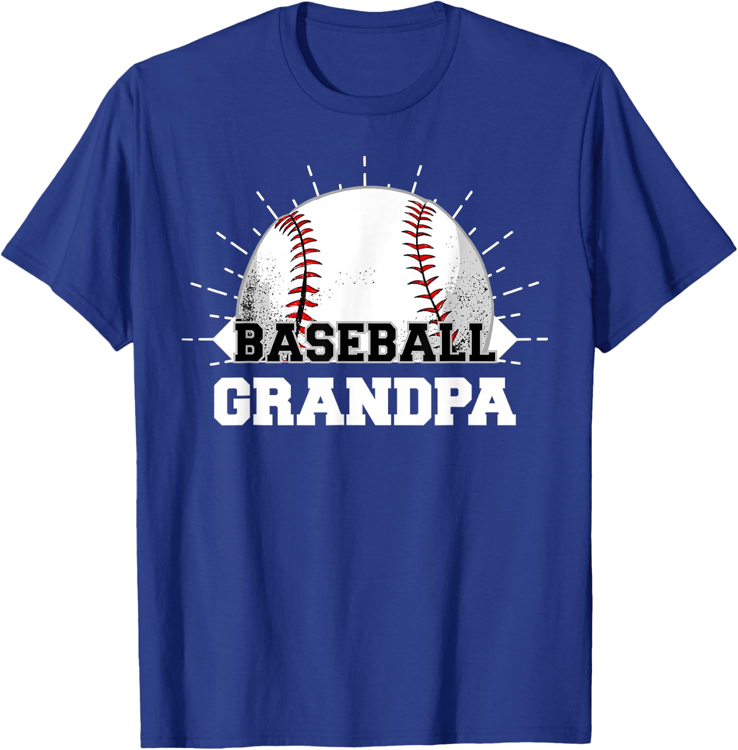 Game Day Sports Lover Funny Baseball Grandpa T-Shirt - T-Shirt | Royal