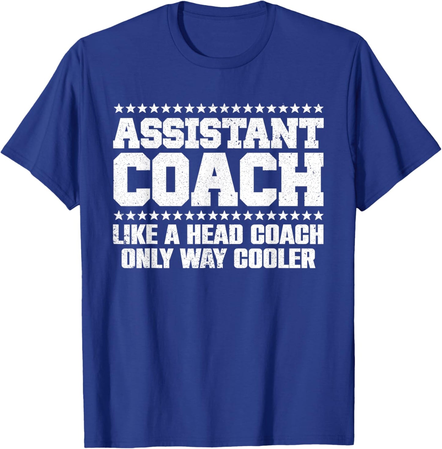 Cool Assistant Coach Women Tennis Softball Coaches T-Shirt - T-Shirt | Royal
